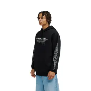 Hooded Sweatshirt DC Shoes Side Flame image-5