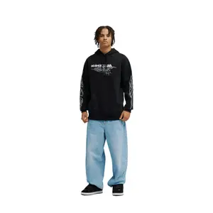 Hooded Sweatshirt DC Shoes Side Flame image-2