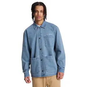 Long-sleeve denim overshirt DC Shoes Hawkshaw image-1