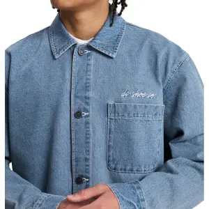 Long-sleeve denim overshirt DC Shoes Hawkshaw image-6