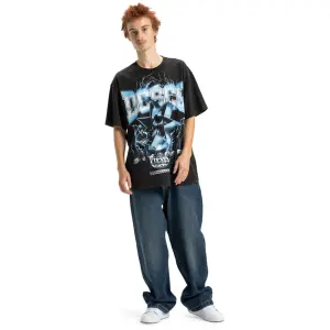 T-shirt DC Shoes Skull Shock image-4
