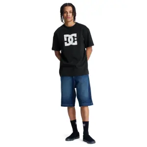 Round neck T-shirt DC Shoes Star Filled image-1