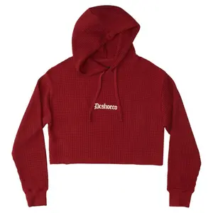 Sweatshirt à capuche crop top femme DC Shoes Old School 2 image-0