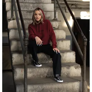 Sweatshirt à capuche crop top femme DC Shoes Old School 2 image-2
