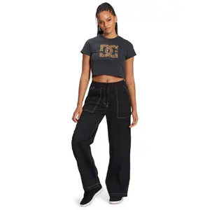 T-shirt femme DC Shoes Washed Star Crop image-3