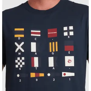 T-shirt DC Shoes X Magenta Tee Flags image-1