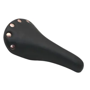 Road saddle with steel rail rivets DDK Vintage
