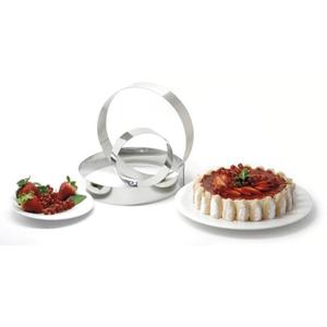 Moule cercle a entremets inox De Buyer 24 cm image-1