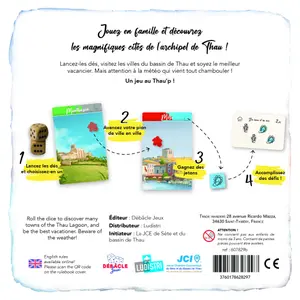 Jeux de société Débâcle Jeux Balade en Archipel de Thau