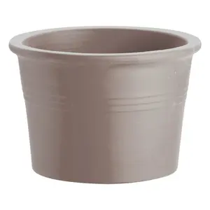 Vaso cilindrico con bordo Décolines Greige image-0