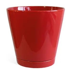Pot conique et soucoupe Décolines Sublime image-0