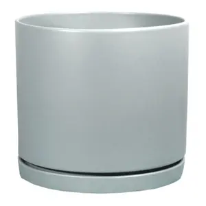 Cylindrical pot + saucer Décolines Sublime Ø 25 image-0
