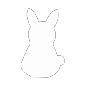 Decorative rabbit symbol Décopatch image-0