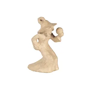 Decorative witch with crystal ball Décopatch image-0