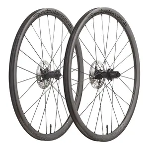 Set of bicycle wheels disc tire tubeless carbon Deda Trenta2 Gravel Centerlock Shimano 10/11 v