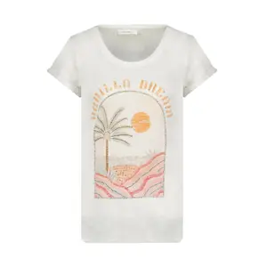 T-shirt femme Deeluxe vanilla image-0
