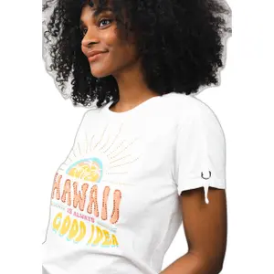 T-shirt femme Deeluxe hawai image-4