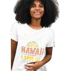 T-shirt femme Deeluxe hawai image-3