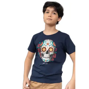 Boy's T-shirt Deeluxe calavera image-0