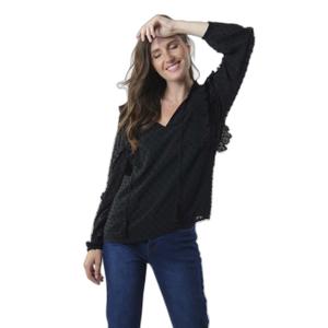 02v423w-10blk-bluse-til-kvinder-deeluxe-cherine-sort