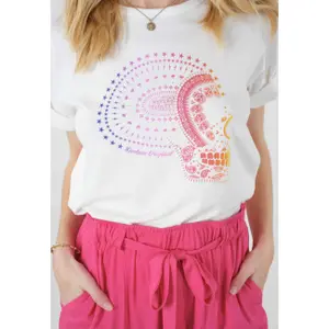 T-Shirt Frau Deeluxe Rainbowskull image-4