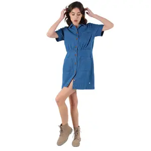 Jeanskleid Frau Deeluxe Talasi image-0