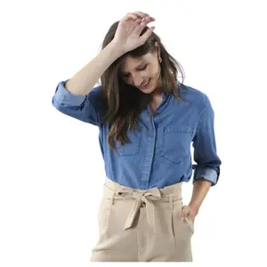 Dames denim shirt Deeluxe Chiara image-1