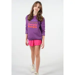 Sweatshirt girl Deeluxe Purple image-4