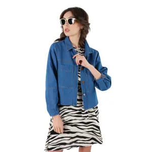 Casaco de ganga feminino Deeluxe Sora image-0