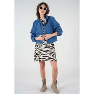 Casaco de ganga feminino Deeluxe Sora image-3