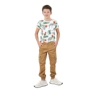 Pants cargo enfant Deeluxe Garden image-0