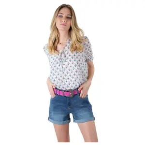 Afblegede denimshorts til kvinder Deeluxe Cassandre image-0