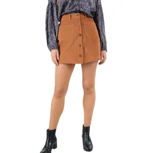 Falda de terciopelo para mujer Deeluxe Praline image-0