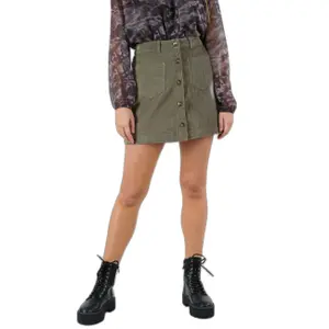 Saia de veludo para mulher Deeluxe Praline image-0