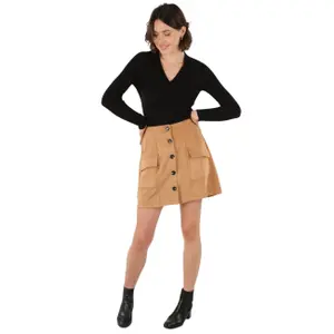 Minifalda de mujer con botones Deeluxe Valentina image-1