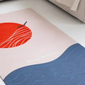 Yoga mats Deep Breath Red Sun image-4