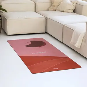 Yoga mats Deep Breath Red Moon