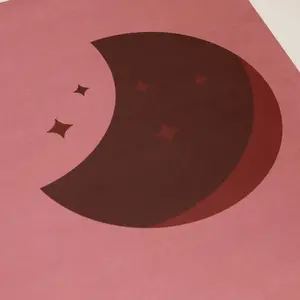 Yoga mats Deep Breath Red Moon image-3