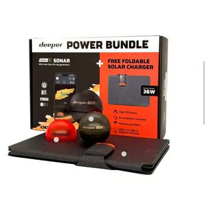 GPS fish finder with a solar panel Deeper Chirp