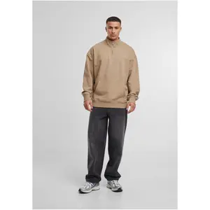 Sweatshirt com zip e colarinho redondo DEF image-1