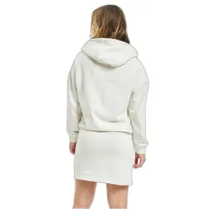 Robe sweat à capuche en coton femme DEF Organic image-4