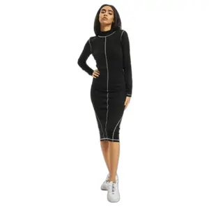 Robe pull manches longues femme DEF image-1