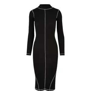Robe pull manches longues femme DEF image-0