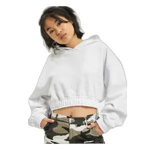 Cropped Damen-Kapuzenpullover DEF image-0