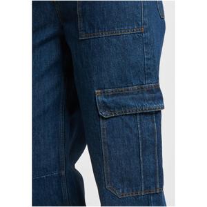 Cargo-bukser i denim til kvinder DEF image-5