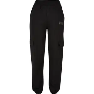 Calças de jogging femininas com bolsos laterais DEF image-0
