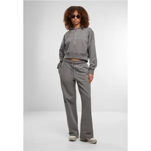 Casaco com capuz com fecho de correr para mulher DEF image-2