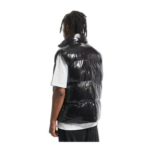Sleeveless Puffer Jacket DEF Shiny image-1