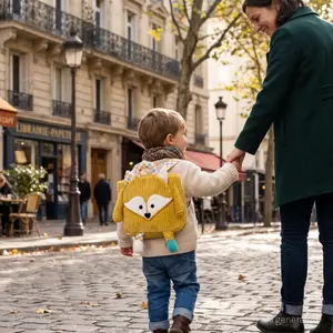 Backpack Deglingos Velours Cyranos Le Renard image-1
