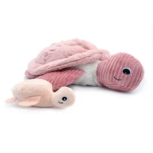 Peluche Deglingos Ptipotos Tortue Geante Maman Bebe